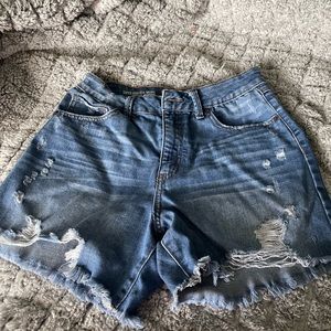 Womens denim shorts